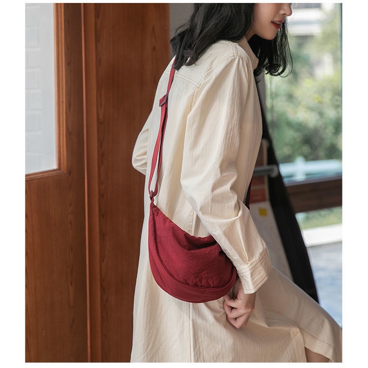 Túi Canvas Đeo Chéo Chống Thấm Nước Thời Trang Cho Nữ