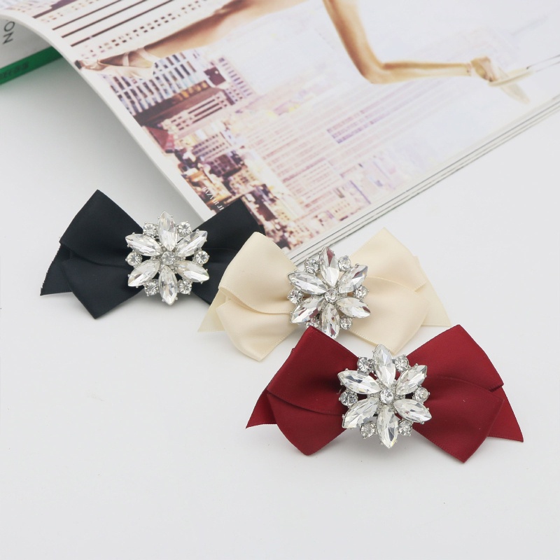 Set 2 Dây Cột Giày Cao Gót Đế Bằng Đính Hoa Cho Nữ Giá Đỡ