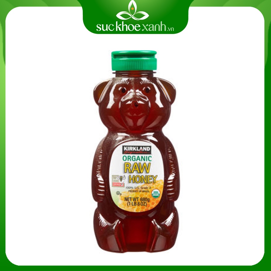 Mật ong hữu cơ Organic Raw honey (Kirkland) 680gr