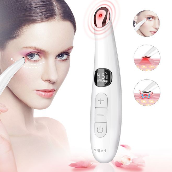 [Mã FMCGMALL - 8% đơn 250K] Máy Massage Mắt ANLAN Nén Nhiệt Giảm Nếp Nhăn Chống Lão Hóa Có Màn Hình LCD | BigBuy360 - bigbuy360.vn
