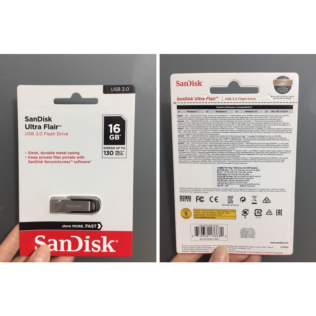 Usb thương hiệu SanDisk model CZ73