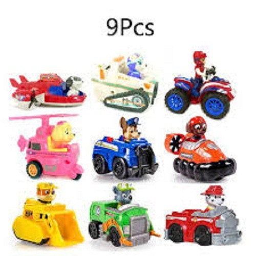Chó cứu hộ Paw Patrol mô hình 6 con, 9 con,đồ chơi cho các bé