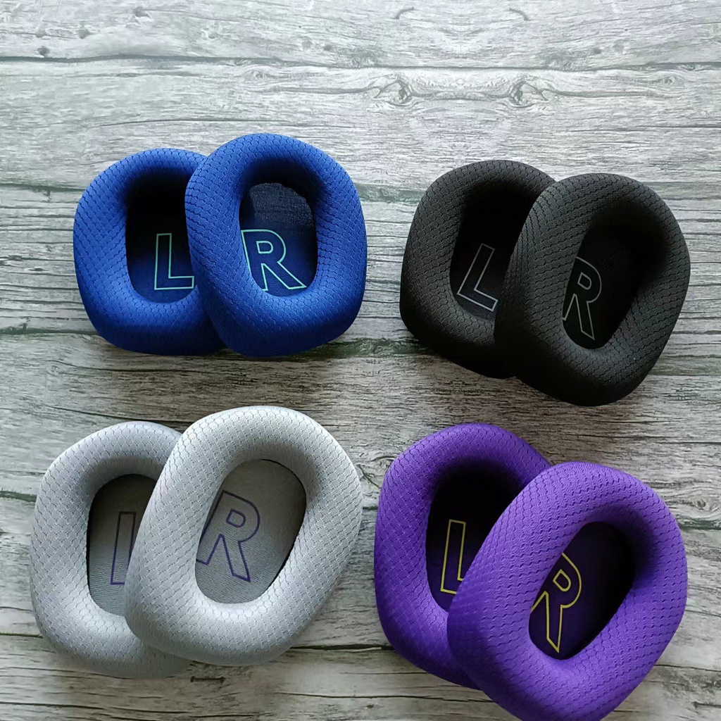 Ốp tai nghe Logitech G733 chất liệu mềm mại, thoáng, không bị bí, cách âm loại đẹp