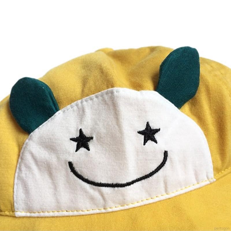 Mũ Lưỡi Trai Vải Cotton In Hình Hoạt Hình Đáng Yêu Cho Bé