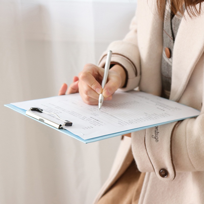 Bìa Trình Ký A4, Kẹp Giấy Tài Liệu Hình Cô Gái Siêu Cute