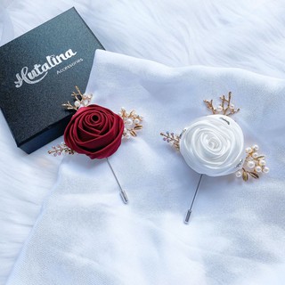 [ MẪU HOT ] - Hoa Cài Áo Handmade Hutalina CV32