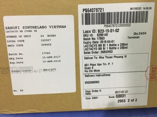 Sữa tắm Lactacyd BB / lactacyd Milky em bé