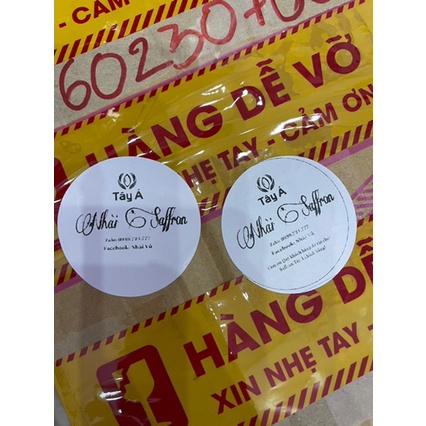 Giấy in tem tròn 50x50 mm dành cho máy in PeriPage, goojprt A8..