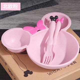 Combo 5 bộ bát kèm thìa micky cho bé ( sỉ)