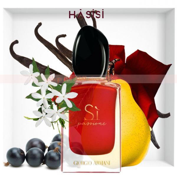 Nước hoa nữ mini ARMANI - Sì Passione EDP 7ml-Đỏ