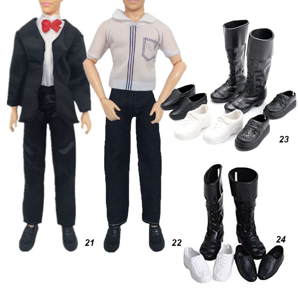 Bộ Quần Áo Nỉ 30cm Thời Trang Cho Búp Bê Nam