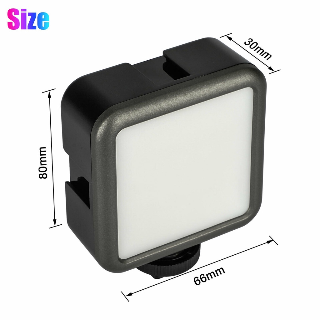 Đèn led mini cho điện thoại, máy ảnh, máy quay phim Ulanzi VL49 Led RGB