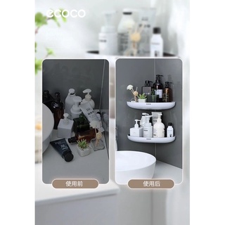 Mua kệ góc nhựa nhà tắm ecoco  giá để đồ nhà bếp dán tường chắc chắn