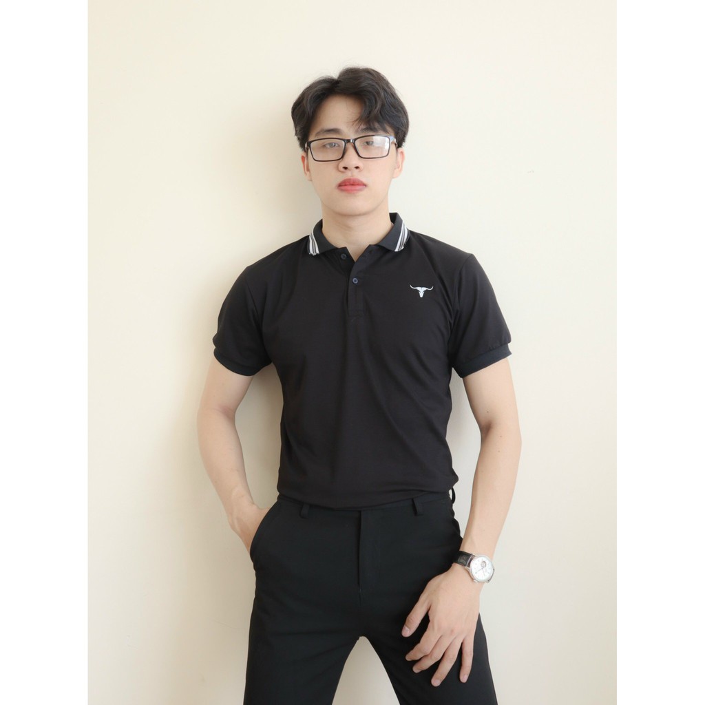 Áo polo nam trắng Basic, áo thun nam tay ngắn cổ bẻ cao cấp LUU STORE | BigBuy360 - bigbuy360.vn