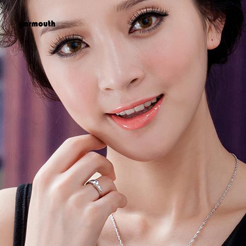 Nhẫn Xi Mạ BạC 925 ĐíNh Đá Zircon 6-9