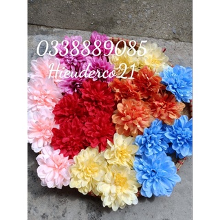 Ảnh thật - Bông CÚC THƯỢC DƯỢC Cao cấp - hoa lụa hoa giả.. ..... ...