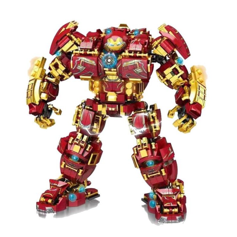 (HÀNG CÓ SẴN) Mẫu lắp ráp Super Hero Siêu Robot Hulk Buster LY76026