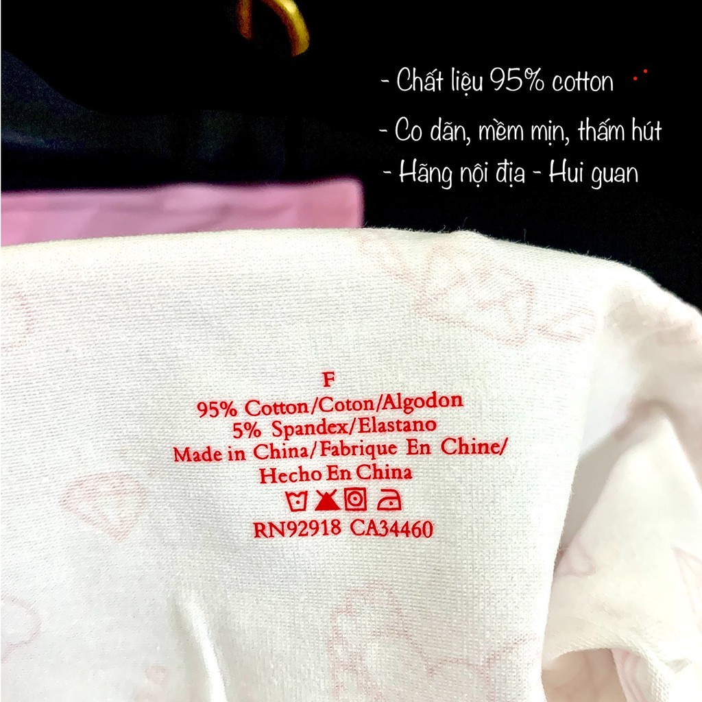 [Thanh lý - Dọn kho] Quần lót cotton sexy hàng đẹp đóng túi zip cao cấp  Huiguan