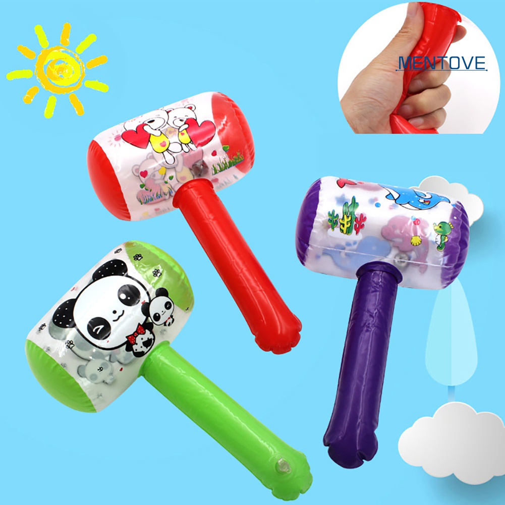 Búa Đồ Chơi Bơm Hơi Họa Tiết Hoạt Hình Cho Bé
