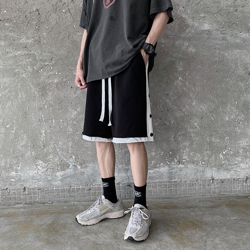 Quần Short / Sooc Nam Nữ Unisex, Ống Rộng Thời Trang Nam Phong Cách Hàn Quốc | BigBuy360 - bigbuy360.vn