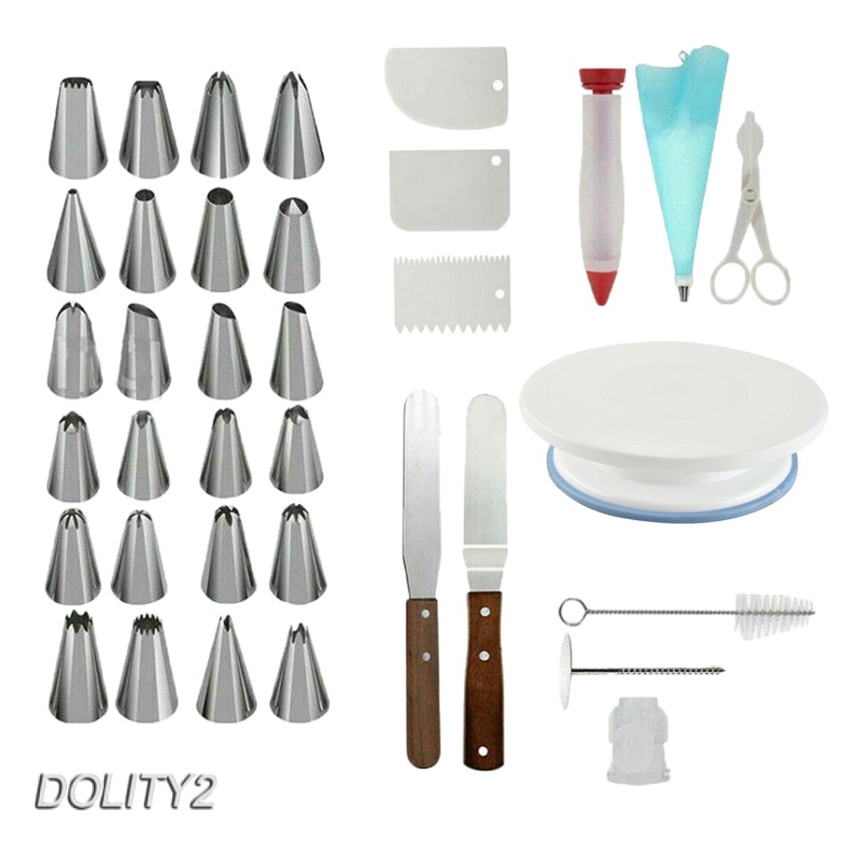 Set 36 Giá Đỡ Đầu Bắt Bông Kem Trang Trí Bánh Diy