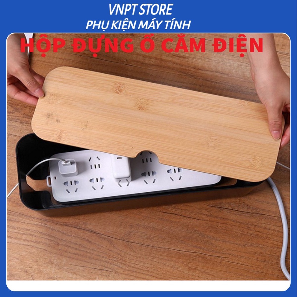 Hộp đựng ổ cắm điện đa năng giúp tiết kiệm không gian hộp đựng dây điện an toàn cho gia đình.