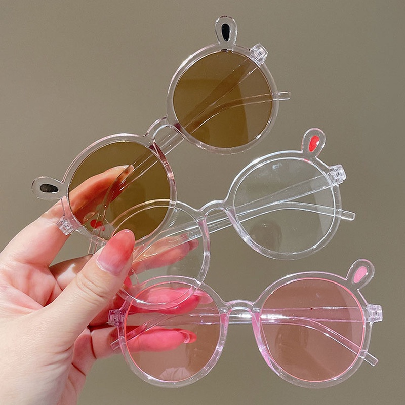 Kính Mát Gọng Hình Gấu Dễ Thương Cho Bé Gái