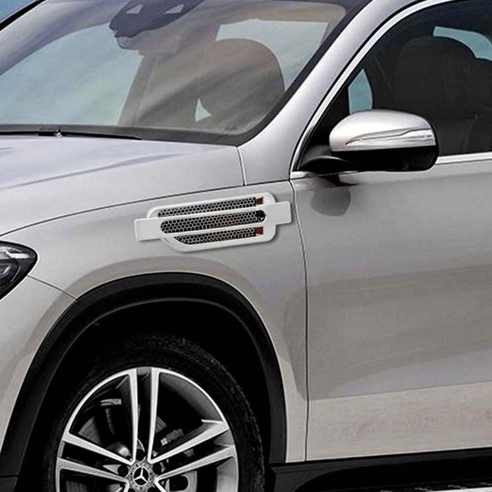 PATRICIA Bộ 2 Miếng Dán Trang Trí Lỗ Thông Gió Xe Hơi Bằng ABS Họa Tiết 3D Độc Đáo