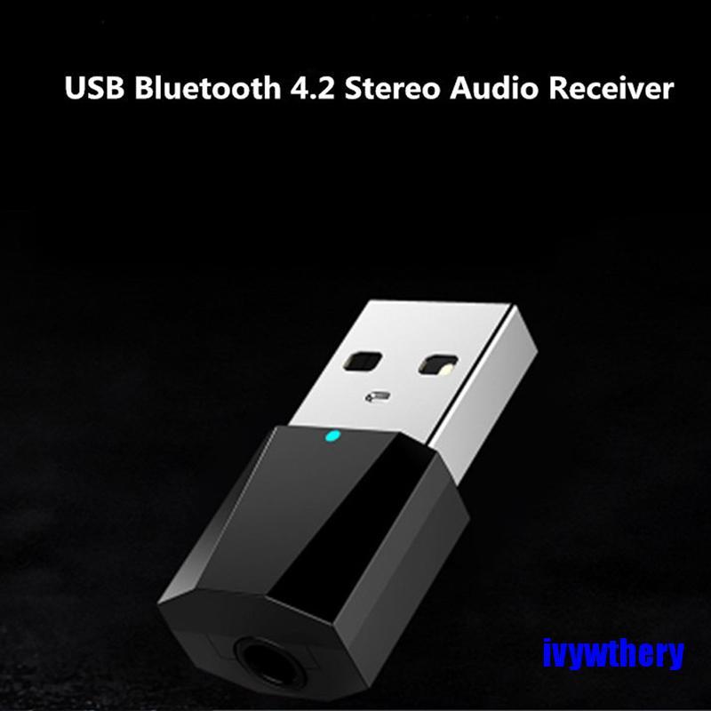 Usb Bluetooth 4.2 Nhận Tín Hiệu Âm Thanh Stereo Cho Loa Nghe Nhạc Mp3 Mp4