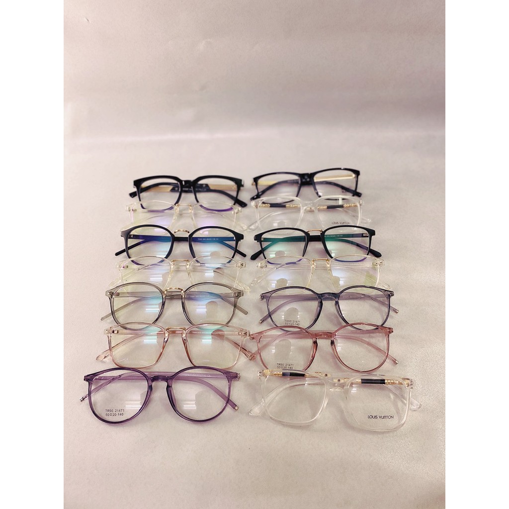 Gọng kính nam nữ thời trang unisex hàng cao cấp (bán lẻ hộp)
