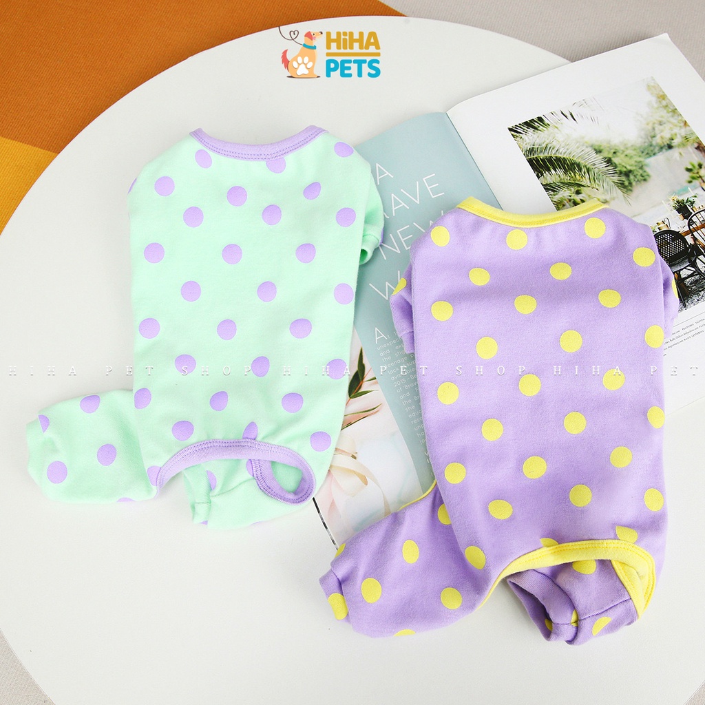 Quần Áo Cho Chó Mèo 4 Chân Mặc Ấm Chất Liệu Thun Cotton Quần Áo Thú Cưng Jump Hình Dễ Thương Hihapet.