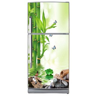 [FREESHIP] 🌱Giấy dán tường tủ lạnh hoạ tiết 3D🌱