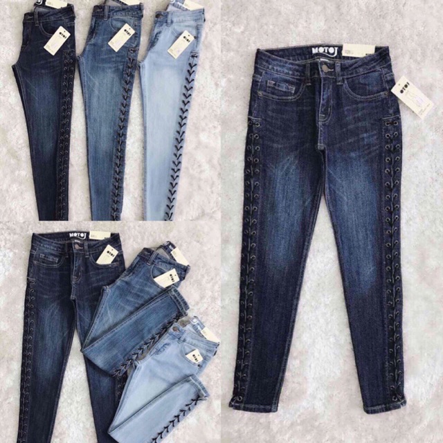 Lemshop - Quần jean đan dây