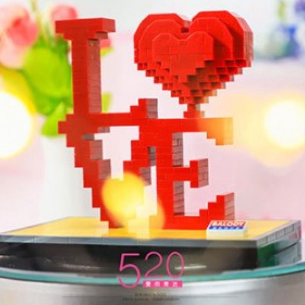 Mô Hình Trái Tim Quà Valentine Khung Trái Tim Bộ Quà Tặng Lưu Niệm