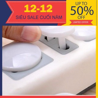 COMBO 10 NÚT BỊT Ổ ĐIỆN 2 CHÂN AN TOÀN