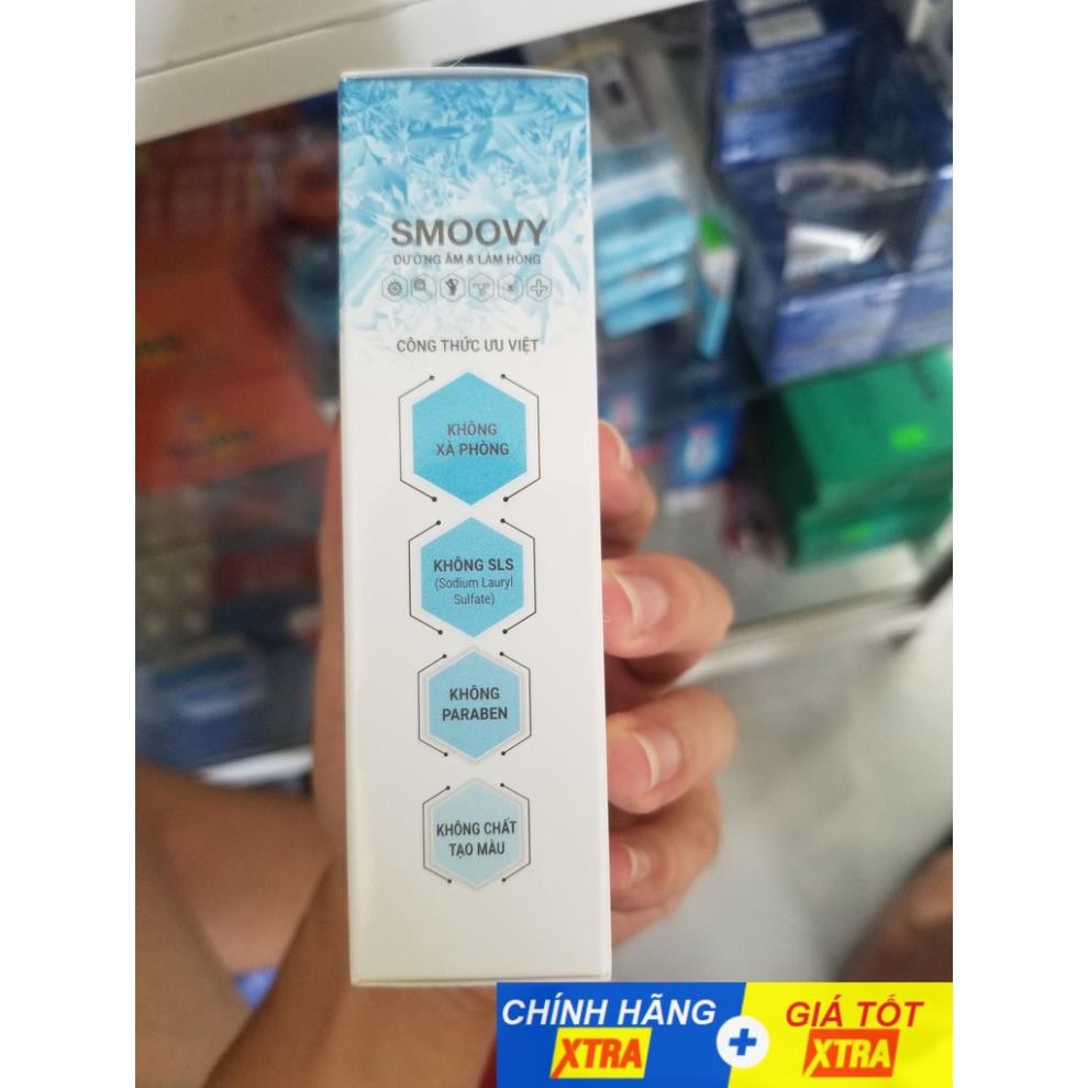 Dung dịch vệ sinh phụ nữ Smoovy✅Se khít &amp; Làm hồng✅ Smoovy dưỡng ẩm tạo hương thơm 150ml