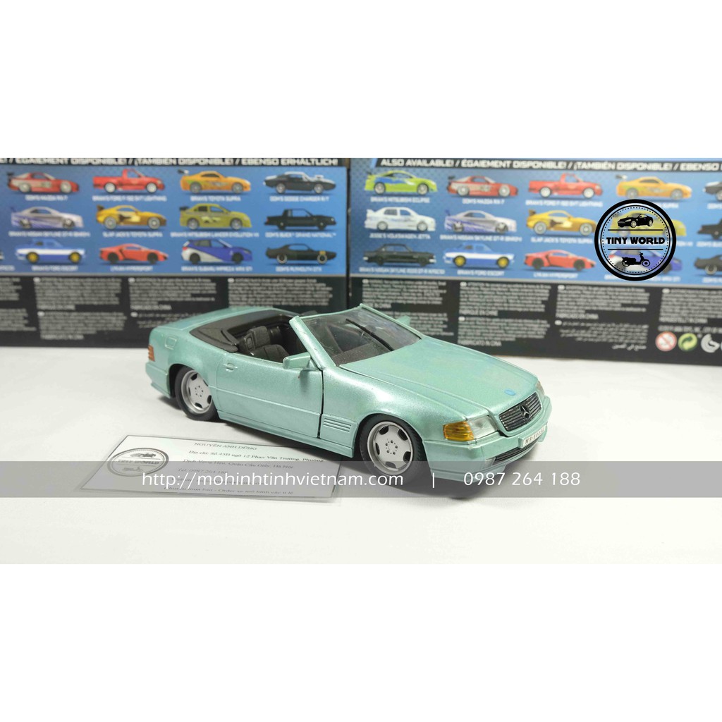 Mô hình ô tô Mercedes-Benz 500SL  1:24 Welly