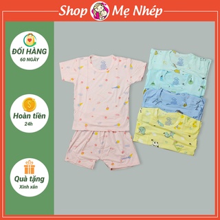 Bộ quần áo cộc tay bé trai, bé gái chất liệu thun lạnh, thoáng mát, thấm hút mồ hôi tốt có họa tiết sinh động (UC09)