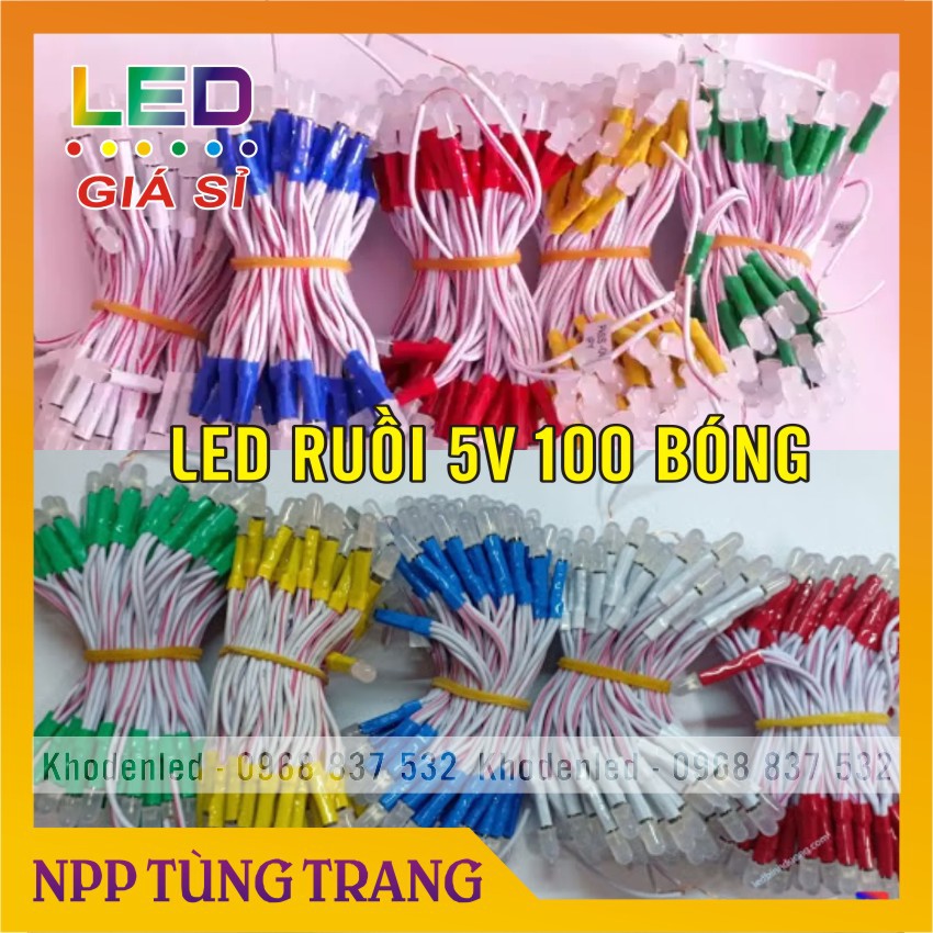 Cuộn led ruồi 5v chuyên dụng làm biển quảng cáo, trang trí