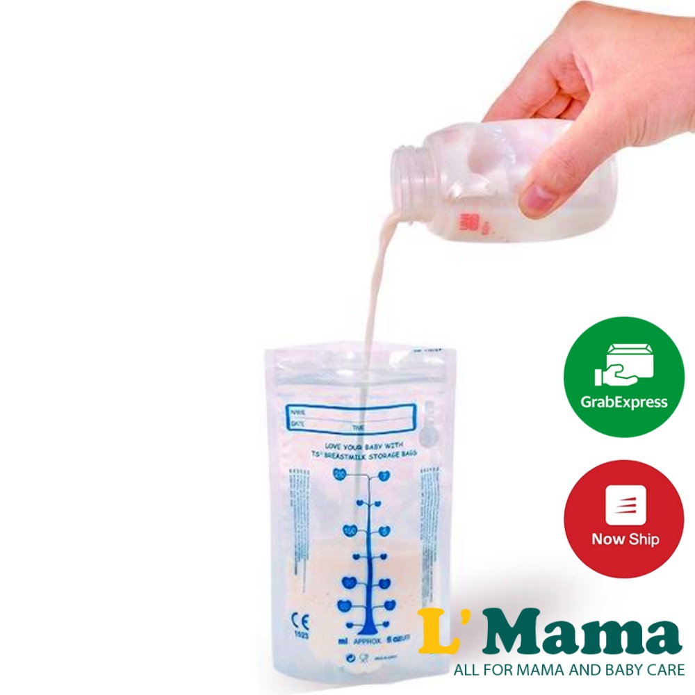 Túi Đựng Trữ Sữa Mẹ Cảm Ứng Nhiệt Unimom TS Không Chứa BPA Hộp 30 Túi Dung Tích 210ml