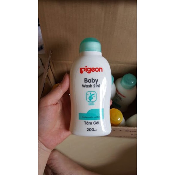 Sữa tắm gội toàn thân cho bé Pigeon Baby Wash 2in1 200ml