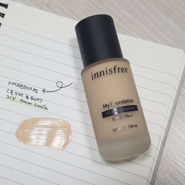 Kem nền Innisfree My Foundation All Day Longwear 21N