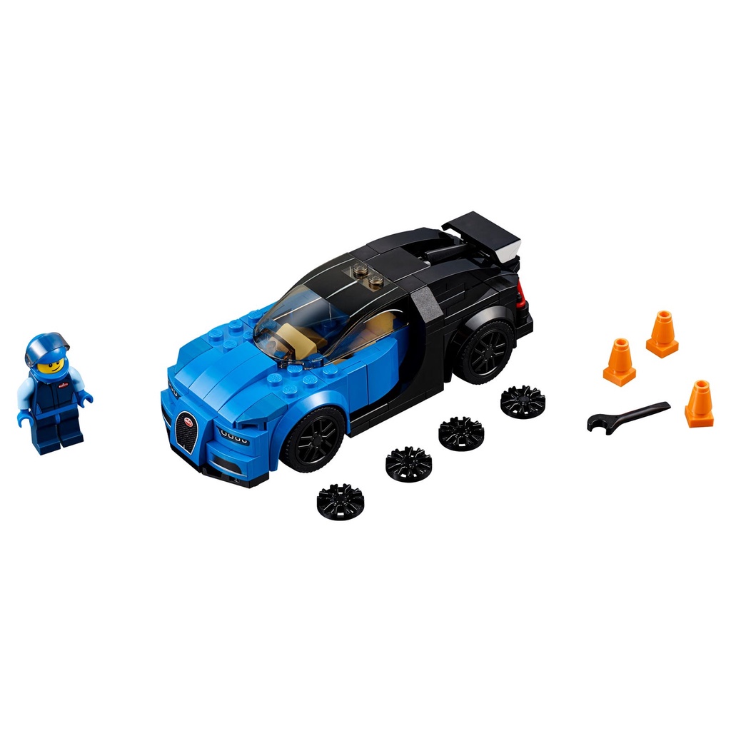 Mô hình LEGO 75878 siêu xe Bugatti Chiron - Speed ​​Champions