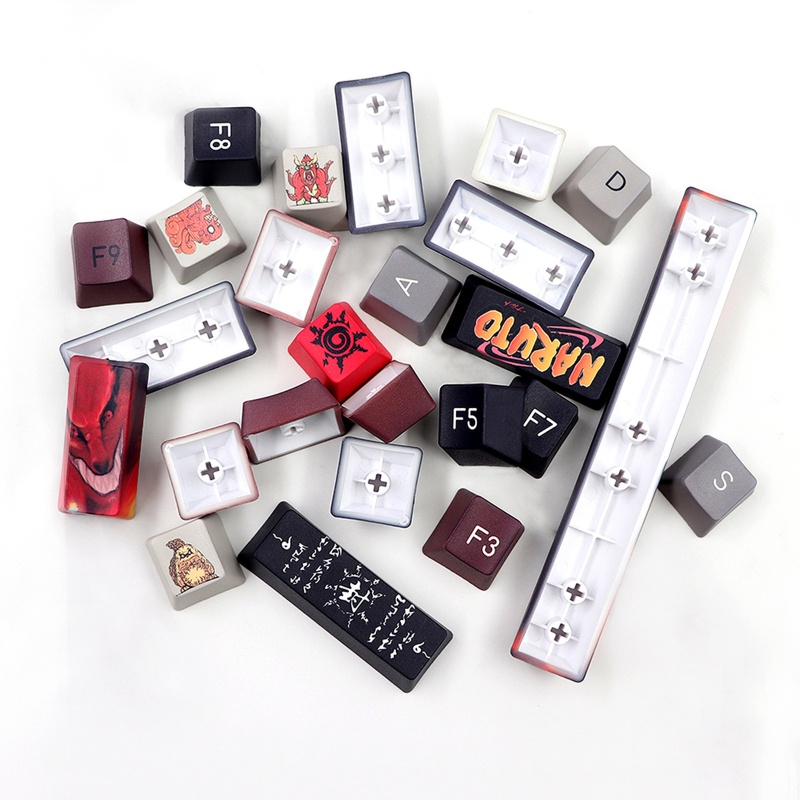 Bàn Phím Cơ OEM PBT 108 Phím Họa Tiết Naruto