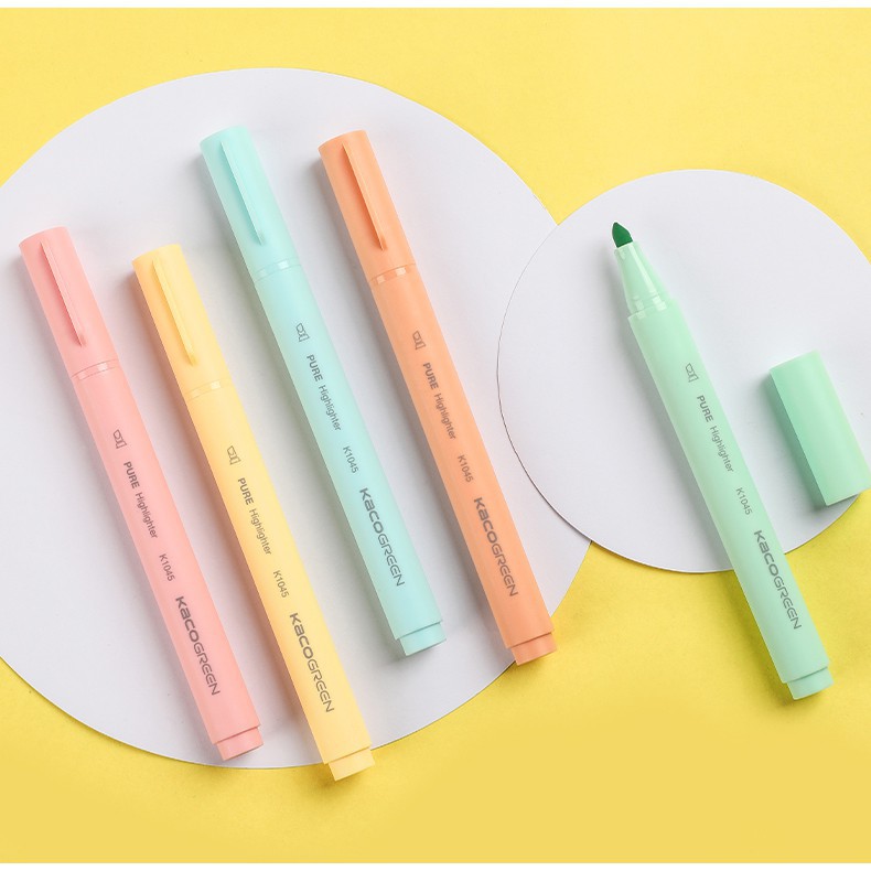 Set Bút KACO Highlight Pastel (Set Bút Nhấn Dòng KACO Màu Pastel)