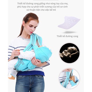 Địu em bé gồm ghế cao cấp