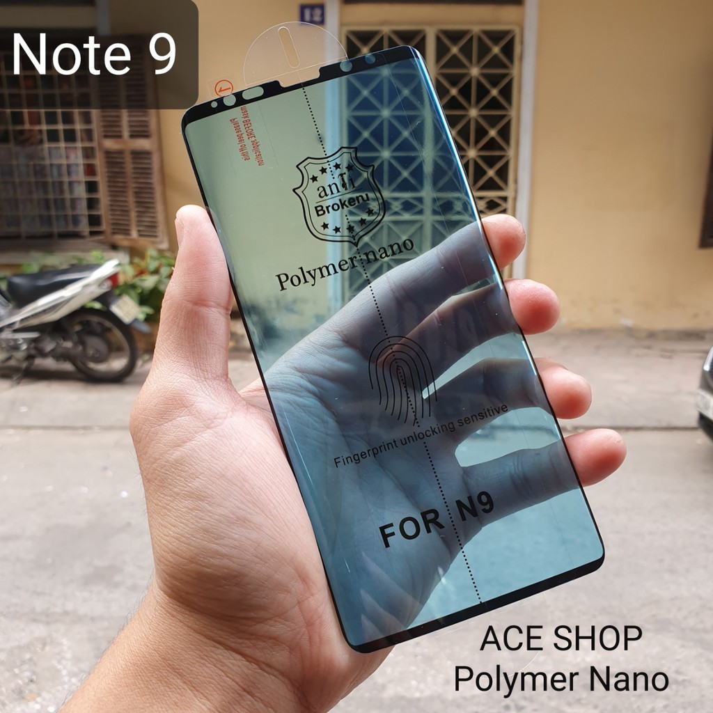 Dán Note 9 dạng cường lực dẻo Polymer Nano