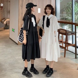 (Hàng sẵn) Váy tiểu thư babydoll thắt nơ cổ / Váy đôi bạn thân / Tìm đồ theo ảnh