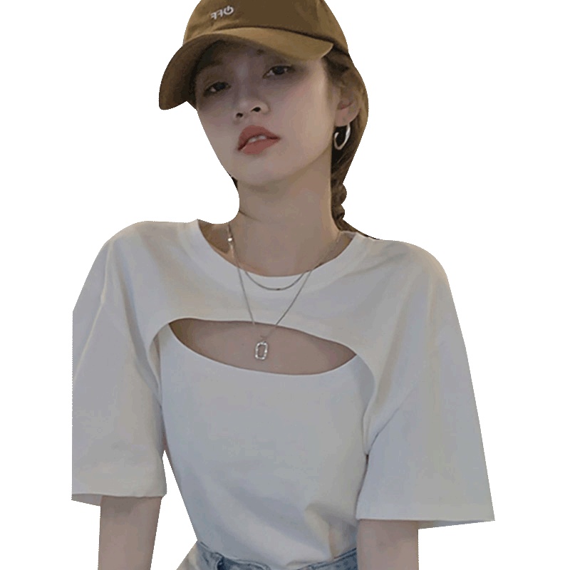 Áo Thun NgắN Tay MàU Trơn ThiếT Kế MớI Xinh XắN