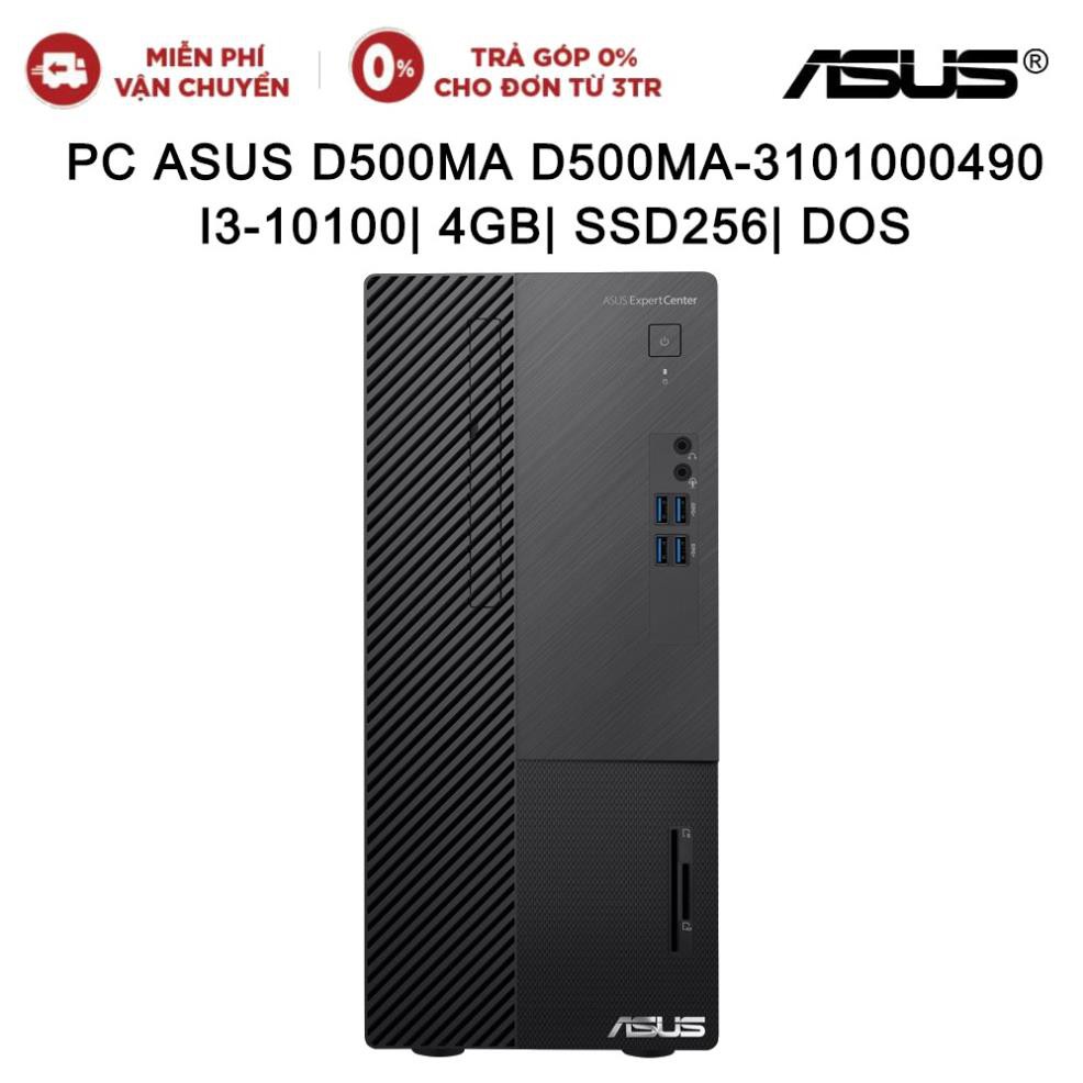 Máy tính để bàn PC Asus D500MA D500MA-3101000490 i3-10100| 4Gb| SSD256| Dos